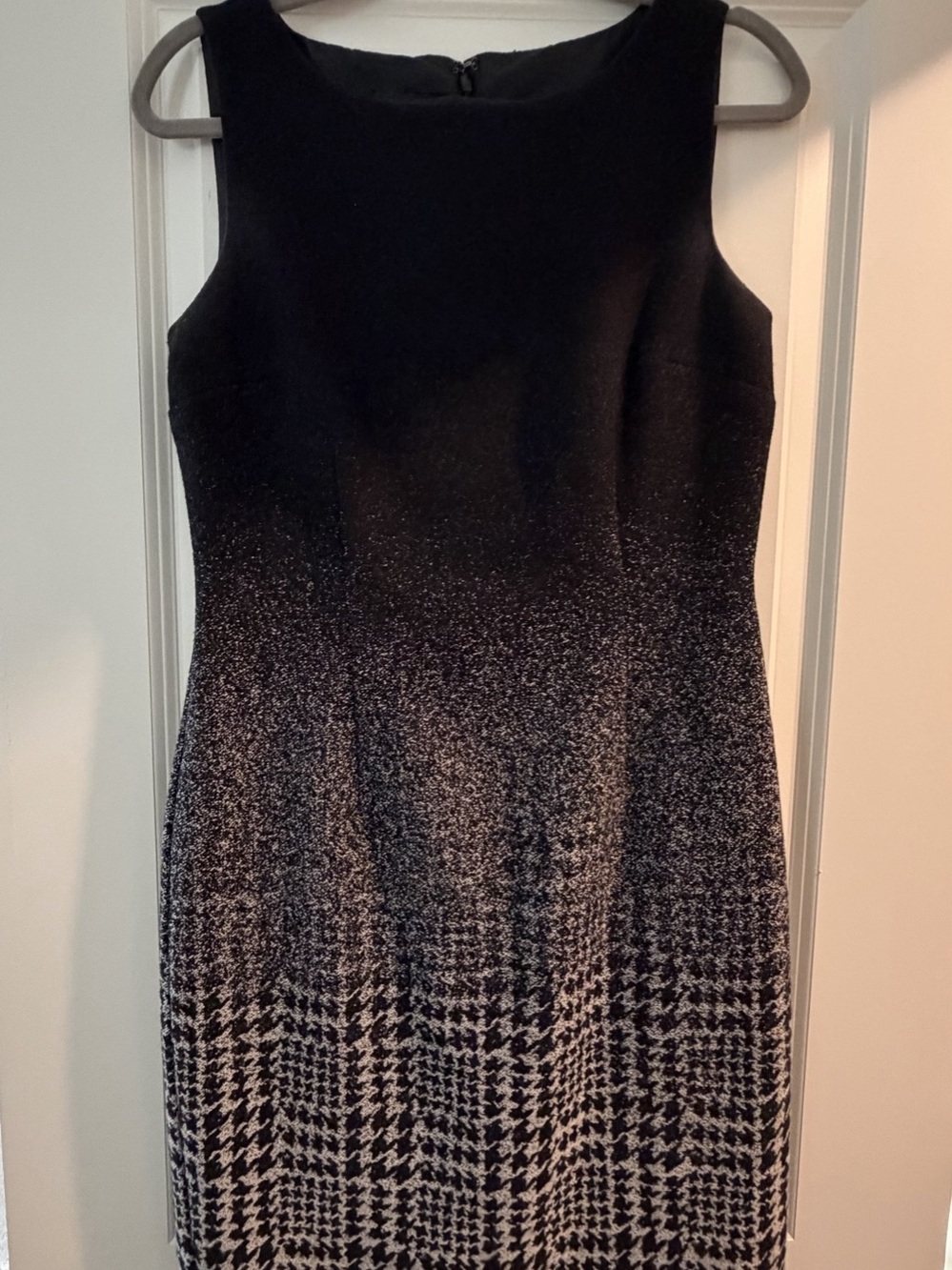 Talbots Houndstooth Wool Mini Dress Size 6